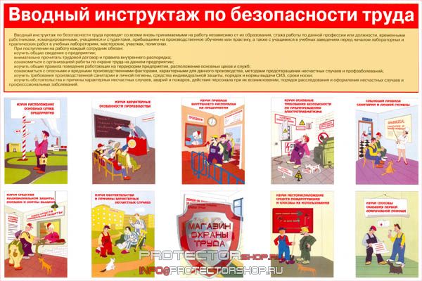 Плакаты по охране труда и технике безопасности купить в Тольятти